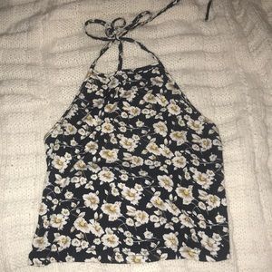 Flower print Halter Top